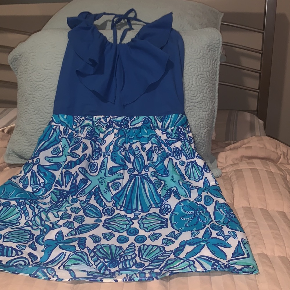 Lilly Pulitzer ruffled sundress